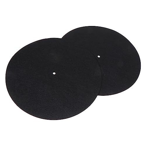 Gadpiparty 2 Stück Schallplattenschutz Plattenspieler aufzeichnungsblock Antistatische Plattentellermatte drehteller Scheibenschutzmatte Zubehör für Plattenspieler gefühlt Gadpiparty 2 Stück Schallplattenschutz Plattenspieler aufzeichnungsblock Antistatische Plattentellermatte drehteller Scheibenschutzmatte Zubehör für Plattenspieler gefühlt von Gadpiparty