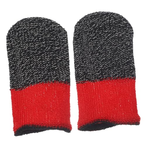 Gadpiparty 2 Stücke Gaming-finger Spiel Arm Band Gel Wärmer Griff Fingerlos Headset Handschuhe Pro Rutschfester Fingerschutz Daumen Ärmel Mobile Gaming Fingerhüllen Für Gaming Rot Nylon Gadpiparty 2 Stücke Gaming-finger Spiel Arm Band Gel Wärmer Griff Fingerlos Headset Handschuhe Pro Rutschfester Fingerschutz Daumen Ärmel Mobile Gaming Fingerhüllen Für Gaming Rot Nylon von Gadpiparty