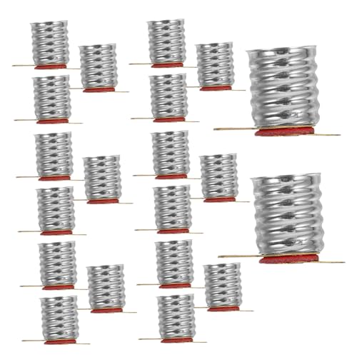 Gadpiparty 20 Stück E10-Lampenfassung kleiner LED-Lampenhalter Beleuchtungszubehör selber machen schrauben Buchse Mini-LED-Lichthalter Mini-Glühbirne und Fassung Silver Gadpiparty 20 Stück E10-Lampenfassung kleiner LED-Lampenhalter Beleuchtungszubehör selber machen schrauben Buchse Mini-LED-Lichthalter Mini-Glühbirne und Fassung Silver von Gadpiparty