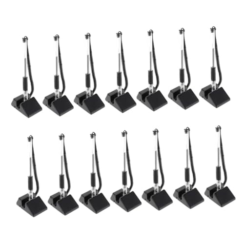 Gadpiparty 20 Stück Gel Stift Desktop-stifte Hotelschreibstift Exquisiter Kugelschreiber Dekorative Stifte Unterschriftenstift Des Büros Vertikaler Tischstift Banktischstifte Black Plastik von Gadpiparty