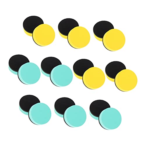 Gadpiparty 20 Stück Magnetplatte Abwischen Trockene Radiergummis Planke Trocken Abwischbarer Radiergummi Whiteboard-radierer Magnetisch Whiteboard Trocken Abwischbar Löschbar Tipp Eva Green von Gadpiparty