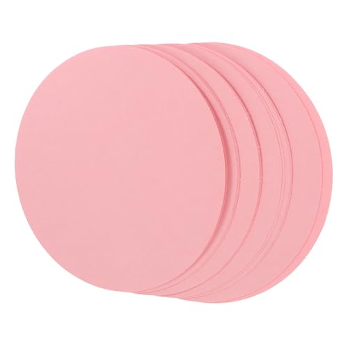 Gadpiparty 20 Stück Runde Pappe DIY Schreibkartons Kreis Malkarton DIY Handzeichnungskarton Rund DIY Karton Rund Malkarton Rund Zeichenkarton Papier Rosa von Gadpiparty
