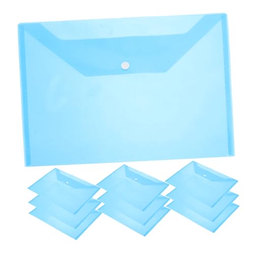 Gadpiparty 20 Stück Snap Dokumententaschen Snap Ordner Kleine Plastikumschläge Mit Druckknopfverschluss Plastikordner Mit Verschluss Umschläge Mit Knopfdruckverschluss Plastik von Gadpiparty
