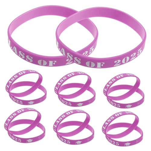 Gadpiparty 20 Stücke 2025 Thema Party Armbänder Armband Graduation Party Gefälligkeiten Für Gäste Silica Gel von Gadpiparty