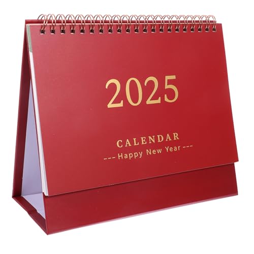 Gadpiparty 2025 Kleiner Kalender Für Den Schreibtisch Monatskalender Für Den Täglichen Gebrauch Schreibtisch-bürokalender Intelligenter Kalender Digitaler Kalender Staffelei Kalender Papier von Gadpiparty