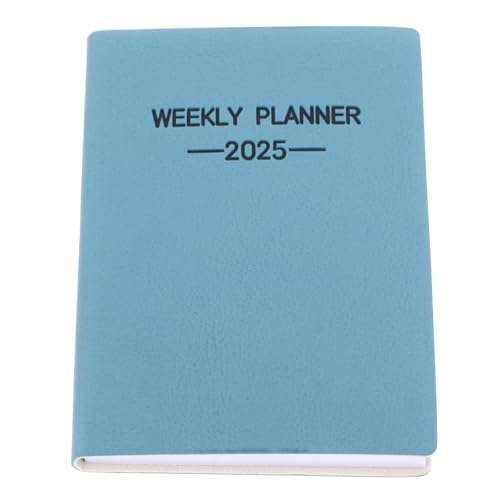 Gadpiparty 2025 Taschen-wochenplaner Inc. Stilvoll Büro Notizbuch Mini Schule Ideal Taschenplaner Geldbeutel Wöchentlich Wochenplaner Undatiert Kleines Kalenderbuch Zeitplaner Papier Blue von Gadpiparty