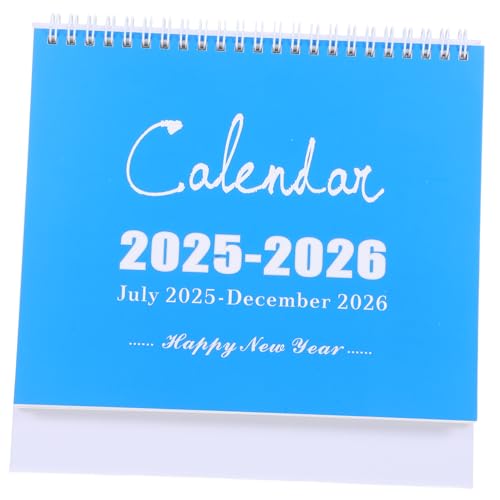 Gadpiparty 2026 Taiwanesischer Kalender Monatsplaner Kalender Business-Stehkalender Kalender für Studenten Kalender für Profis schulkalender Wochenplaner Notizblock Kalenderplaner Papier Blue von Gadpiparty