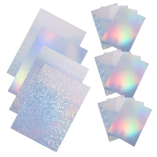 Gadpiparty 20Blätter Wasserdichtes Etikettenpapier Bedruckbare Sticker Für Tintenstrahldrucker Und Laserdrucker Selbstklebend Für Versandetiketten Und Kreative Projekte Einfach von Gadpiparty