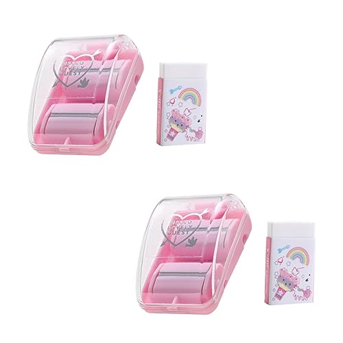 Gadpiparty 2Sätze Tragbarer Mini Radiergummi Teiliges Desktop Zubehör Für Mühelose Büro Reinigung Ergonomisches Design Effektiver Krümelkollektor Leicht Und Handlich von Gadpiparty