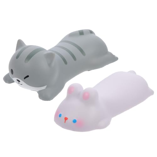 Gadpiparty 2Stücke Ergonomische Handgelenkauflage Für Computermaus Kreatives Tierdesign Mauspad Mit Komfort Handgelenkstütze Für Büro Und Gaming Weißer Hase von Gadpiparty