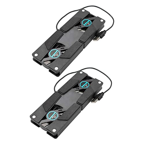 Gadpiparty 2st Kühlkörper Hochleistungslüfter Zusammenklappbarer Laptop Computer-kühlkissen Laptop Lüfter Kühler Laptop Luftkühler Laptop-kühlerauflage USB Abs von Gadpiparty