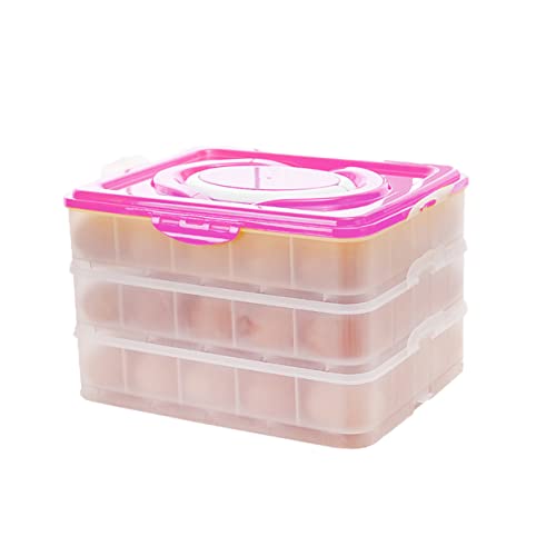 Gadpiparty 3 Lebensmittelbehälter mit Deckel Serviertablett für Speisen tragbarer aufbewahrungsbox für küche aufbewahrungsbox Lebensmittelboxen Eierablage Eierschale von Gadpiparty