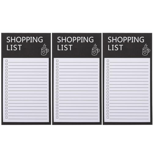 Gadpiparty 3 Notizbuch Einkaufslisten-notizblock Einkaufsliste Magnetauflage Magnetische Einkaufsliste Für Den Kühlschrank Einkaufslistenblock Listenplaner Kühlschrank Notepad Schwarz Papier Gadpiparty 3 Notizbuch Einkaufslisten-notizblock Einkaufsliste Magnetauflage Magnetische Einkaufsliste Für Den Kühlschrank Einkaufslistenblock Listenplaner Kühlschrank Notepad Schwarz Papier von Gadpiparty