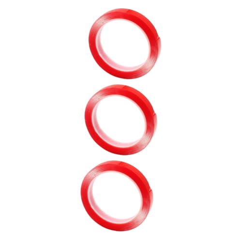 Gadpiparty 3 Rollen Klebeband doppelseitig schwer doppelseitiges klebeband für stoff im Freien Dasselbe drinnen keine spuren aufkleber doppelseitige Bänder Acrylsäure rot Gadpiparty 3 Rollen Klebeband doppelseitig schwer doppelseitiges klebeband für stoff im Freien Dasselbe drinnen keine spuren aufkleber doppelseitige Bänder Acrylsäure rot von Gadpiparty