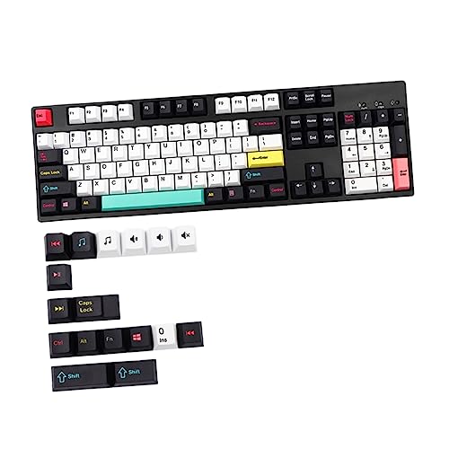 Gadpiparty 3 Sätze À 122 Stück Tastenkappe japanische Accessoires weiße Tastatur Tastaturen Bürodekoration Tastaturkappen Tastaturschutz Sublimation Klaviatur pbt Zubehör von Gadpiparty