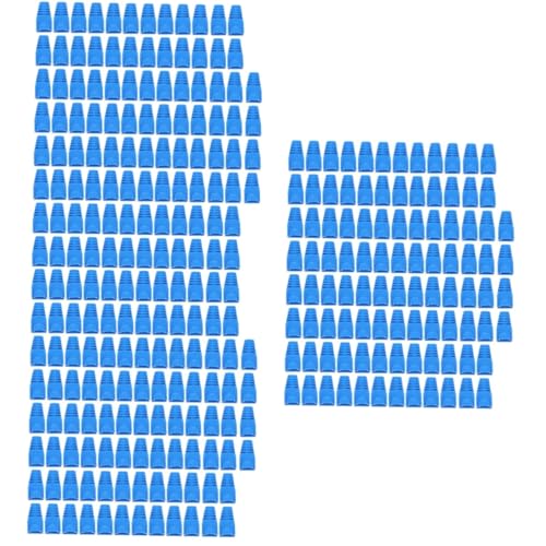 Gadpiparty 3 Sätze Kabelschutzfall Kappe Stecker Netzabdeckung Aus Kunststoff Kabelschuhabdeckung Plastik Blue 100 Stücke * 3 von Gadpiparty