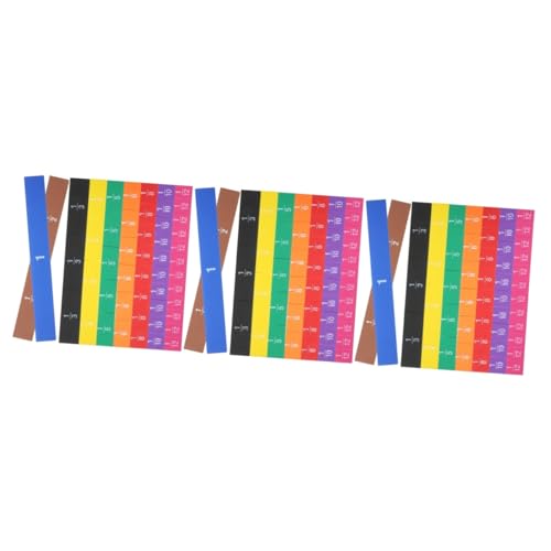 Gadpiparty 3 Sätze Lehrmittel Zur Bruchdemonstration Fraktion Mathe Lehrreich Groß Bruchkacheln Bruchstreifen Bruchbalken Brüche Manipulative Streifen Lehrhilfe Magnet von Gadpiparty