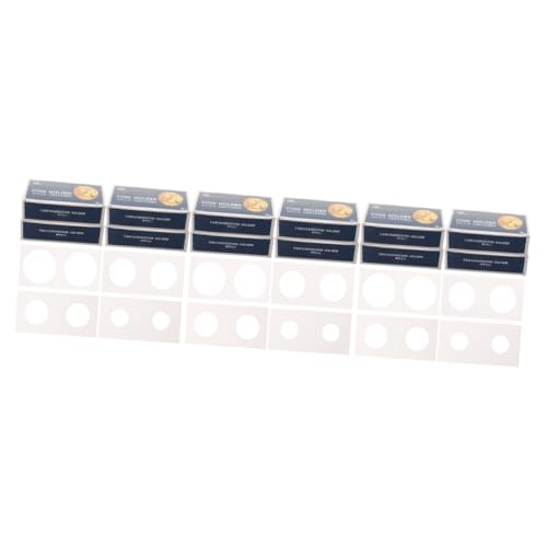 Gadpiparty 3 Sätze Münz-büroklammer Münzfälle Sammlungsorganisator Beschützer Für Sammler Münzhalter Schutz Ordner Münzzubehör Professionelle Münze Münzfall Papier 4boxen*3 von Gadpiparty