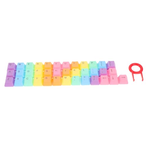 Gadpiparty 3 Sets Tastenkappen Tastaturzubehör Beleuchtete Tastatur Farbige Tastatur Computertastaturen Tastaturschutz Schicke Tastatur Tastenkappen Tastaturschutzfolie Abs Glanz von Gadpiparty