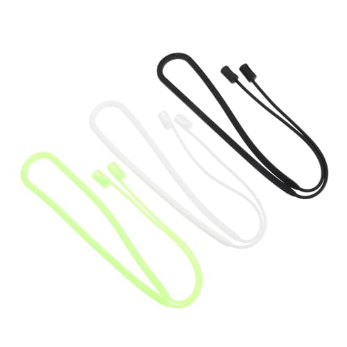 Gadpiparty 3 Stück Kopfhörer Anti Verlust Seil Kopfhörer Kabelloser Gürtel Kabellose Kopfhörer Kabellose Headset Ohrhörer Anti Verlust Kopfhörerseile Silikonseil Kabelloses Kopfhörer Lanyard von Gadpiparty