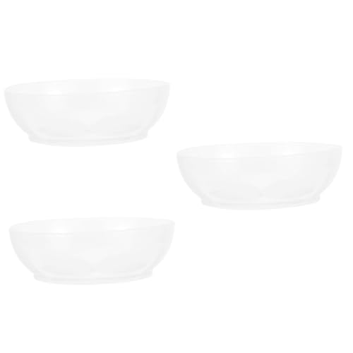 Gadpiparty 3 Stück Küchenwaage elektronische Waagschale klare Essenstabletts geteilt Gewicht Lebensmittelwaage Backen transparentes Tablett transparente Waagenschale Plastik von Gadpiparty