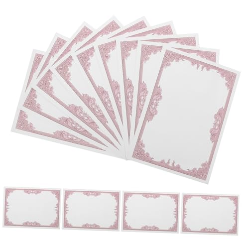 Gadpiparty 30 Stück Innenseite Des Zertifikats Hoch Zertifikate Leistungsnachweise Pergament Leeres Blatt Schulabschlusszeugnis Beige Druckbar Für Papier Green von Gadpiparty