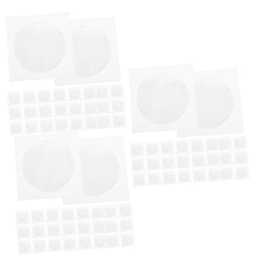 Gadpiparty 300 STK Cd-verpackungsbeutel Weiße Papiertüten Papierhüllen Für Hefter DVD-aufbewahrungshüllen Disc-hüllen-Umschlag Aufbewahrungsbehälter Cd-Tragetasche Halterungskasten Klassisch von Gadpiparty