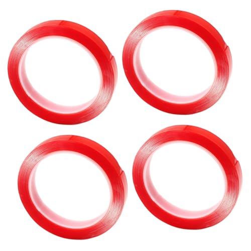 Gadpiparty 4 Rollen Bürokratie Drinnen Dasselbe Schwer Multifunktion Hochleistungsband Doppelseitiges Klebeband Für Stoff Im Freien Breites Klebeband Montageband Acrylsäure Rot Gadpiparty 4 Rollen Bürokratie Drinnen Dasselbe Schwer Multifunktion Hochleistungsband Doppelseitiges Klebeband Für Stoff Im Freien Breites Klebeband Montageband Acrylsäure Rot von Gadpiparty