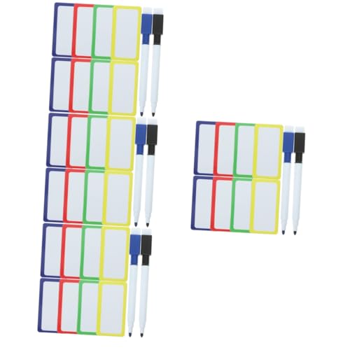 Gadpiparty 4 Sätze Magnetische Whiteboard-aufkleber Tipp Trocken Abwischbares Klebeband Whiteboard-radierer Trocken Abwischbar Etikett Magnettafel Schild Film Schreiben Bunt Zufällige Farbe Gadpiparty 4 Sätze Magnetische Whiteboard-aufkleber Tipp Trocken Abwischbares Klebeband Whiteboard-radierer Trocken Abwischbar Etikett Magnettafel Schild Film Schreiben Bunt Zufällige Farbe von Gadpiparty