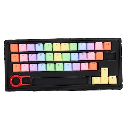 Gadpiparty 4 Sätze Tastenkappe Pudding Keycaps Keyset Bunte Tastatur Klaviatur Ornament-Sets Farbige Tastatur Computertastaturen Tastatur-dekor Tastatur Wechseln Pbt Netzteil Rechner von Gadpiparty