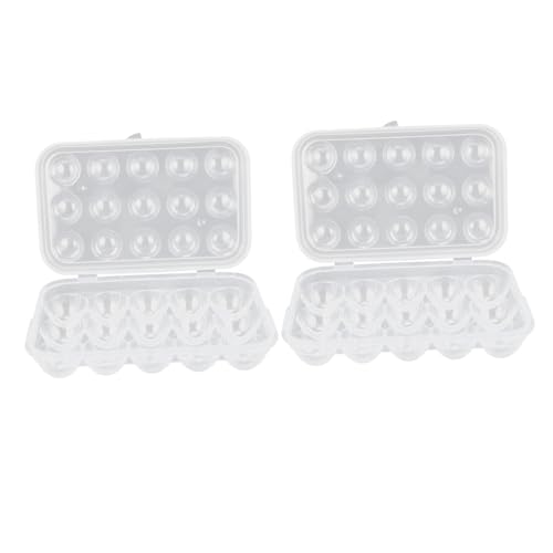 Gadpiparty 4 Stück Aufbewahrungsbox Für Eier Eierablage Ei-setz-tablett Aufbewahrungsbehälter Für Eier To-go-behälter Aus Kunststoff Eierbehälter Aus Kunststoff Mit Deckel Eierständer Plastik von Gadpiparty