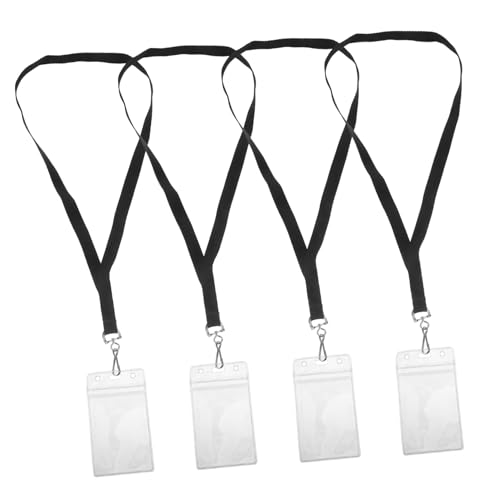 Gadpiparty 4 Stück Klarsichthüllen für Karten hart Inhaber Abzeichen steht arbeiten transparente Kartenabdeckungen Aufbewahrungshüllen für Karten Klare Kartenhüllen PVC Black Gadpiparty 4 Stück Klarsichthüllen für Karten hart Inhaber Abzeichen steht arbeiten transparente Kartenabdeckungen Aufbewahrungshüllen für Karten Klare Kartenhüllen PVC Black von Gadpiparty