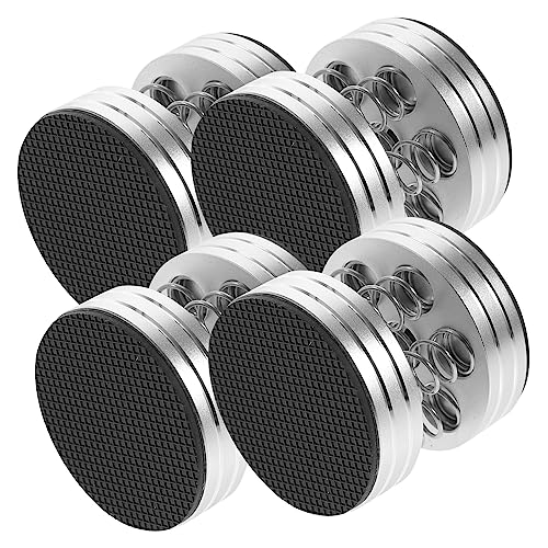 Gadpiparty 4 Stück Lautsprechermatte Boden Absorber Füße Der Lautsprecherbasis Fuß Für Teppich Schutz Lautsprecherfüße Isolierung Silver Aluminiumlegierung von Gadpiparty