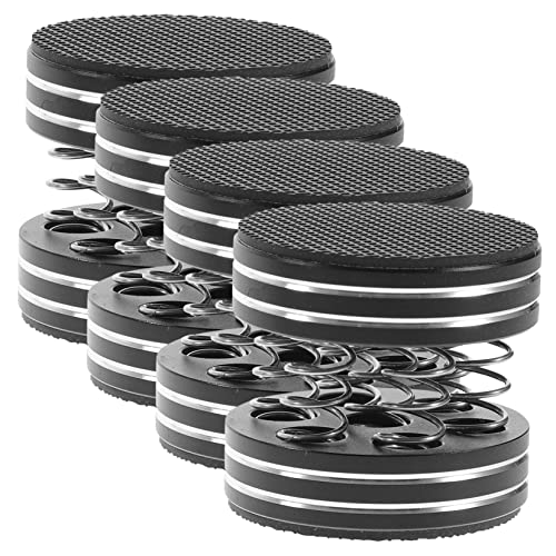 Gadpiparty 4 Stück Lautsprechermatte Lautsprecherfüße Pads Und Teppich Sprecher -Isolation Füße Isolationsfüße für Audiogeräte Bodenschutz für Lautsprecher Stahl Black von Gadpiparty