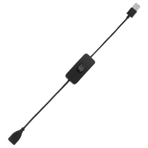 Gadpiparty 4 Stück Schalterkabel Für Schreibtischlampen Kabelbinder Drähte USB-c-ladegerät Verlängerungskabel Stromverlängerungskabel Steckdosenleiste Einziehbar USB-c Expander Black Kupfer von Gadpiparty