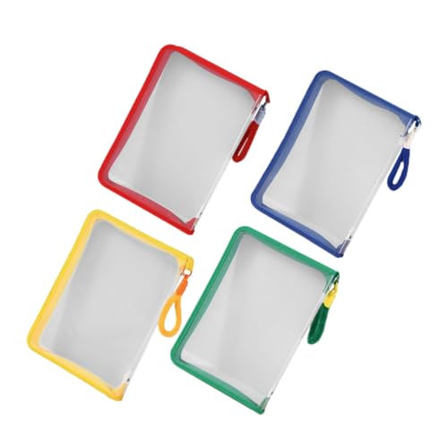 Gadpiparty 4 Stück Zipper -briefpapierbeutel Klarsichtordner Für Dokumente Aus Kunststoff Taschen Mit Reißverschluss Kunststoffmappen Für Dokumente Netzbeutel Zip Ordner Dateispeicher Plüsch Gadpiparty 4 Stück Zipper -briefpapierbeutel Klarsichtordner Für Dokumente Aus Kunststoff Taschen Mit Reißverschluss Kunststoffmappen Für Dokumente Netzbeutel Zip Ordner Dateispeicher Plüsch von Gadpiparty
