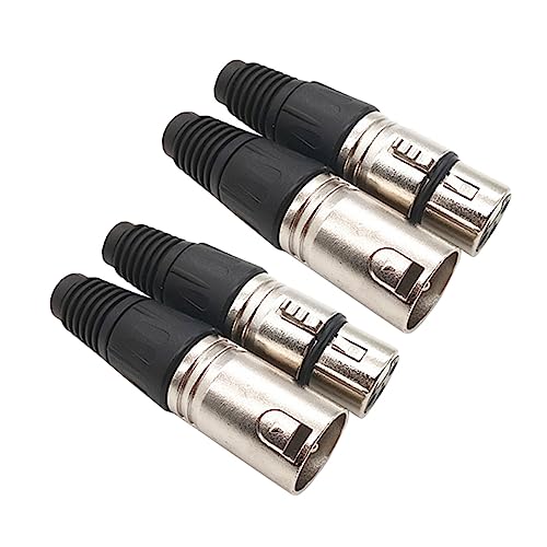 Gadpiparty 4 Stücke Kopf Joint Stecker Pin Solder Professionelle Typ Stecker Lautsprecher Verbindung Linie Ersatz Männlichen Mikrofon XLR Audio Buchse Zink Legierung Gadpiparty 4 Stücke Kopf Joint Stecker Pin Solder Professionelle Typ Stecker Lautsprecher Verbindung Linie Ersatz Männlichen Mikrofon XLR Audio Buchse Zink Legierung von Gadpiparty