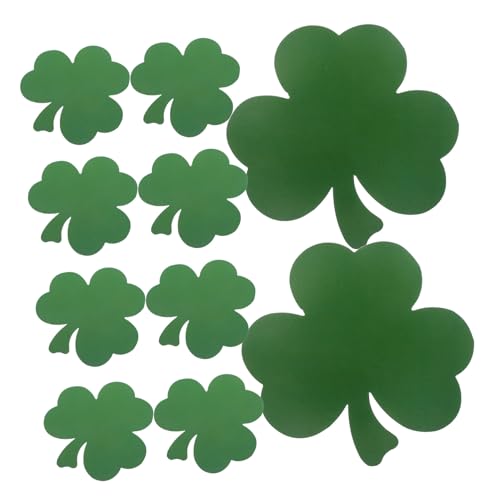 Gadpiparty 40 Stück Handgeschriebene Karten Mit Kleeblättern Zum Ausschneiden Grüne Kobold Ausschnitte Karten Für Kobold Kleeblatt St Patricks Day Dekorationen Pinnwand von Gadpiparty
