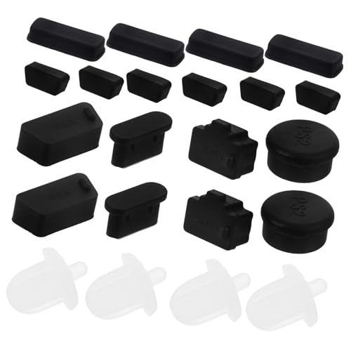 Gadpiparty 48 STK Motherboard-Staubschutz staubstoper staubstopp Beschützer de cargador de Anti- -Stecker Anti- -Abdeckung des Motherboards Schnittstelle Anti- -Abdeckung Black von Gadpiparty