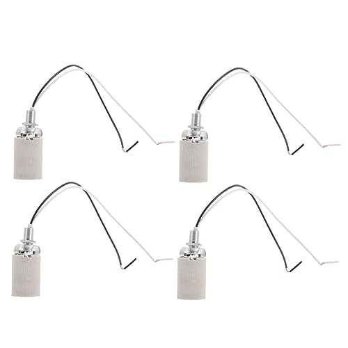 Gadpiparty 4Stücke Lampenfassung Keramischer Lichthalter Für Deckenleuchten Kompatibel Mit Glühlampen Hitzebeständig Für DIY Beleuchtungsprojekte Stabiler Schraubkopf Gadpiparty 4Stücke Lampenfassung Keramischer Lichthalter Für Deckenleuchten Kompatibel Mit Glühlampen Hitzebeständig Für DIY Beleuchtungsprojekte Stabiler Schraubkopf von Gadpiparty