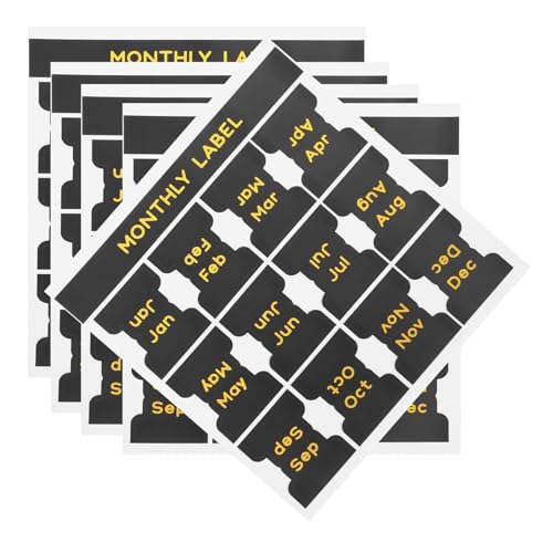 Gadpiparty 5 Blätter Gold -stempel -etikettenaufkleber Klebelaschen Klein Tragbare Klebestreifen Index-tabs Klebrige Indexregisterkarten Monatlich Pvc Selbstklebend Black Gadpiparty 5 Blätter Gold -stempel -etikettenaufkleber Klebelaschen Klein Tragbare Klebestreifen Index-tabs Klebrige Indexregisterkarten Monatlich Pvc Selbstklebend Black von Gadpiparty