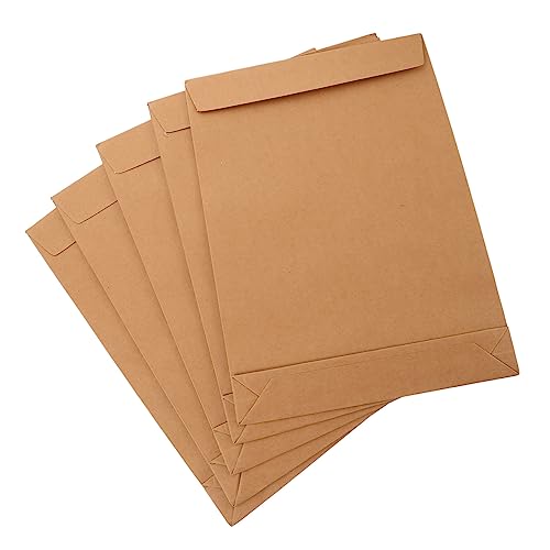 Gadpiparty 5 Stück Dokumententasche Aus Kraftpapier Fünf Datei Dokumentieren Kleinunternehmen Verpackung Aktentasche Für Dokumente Zeitschriftentaschen Light Brown Gadpiparty 5 Stück Dokumententasche Aus Kraftpapier Fünf Datei Dokumentieren Kleinunternehmen Verpackung Aktentasche Für Dokumente Zeitschriftentaschen Light Brown von Gadpiparty