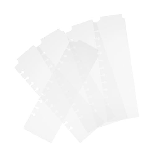 Gadpiparty 5 Stück Notizbuch Binder Ästhetische Ordnertrenner Lesezeichen Einrasten Seitenteiler Ordner-trennwände, Lose Ordnerteiler Im Letter-format Lesezeichen Lineal Plastik Transparent Gadpiparty 5 Stück Notizbuch Binder Ästhetische Ordnertrenner Lesezeichen Einrasten Seitenteiler Ordner-trennwände, Lose Ordnerteiler Im Letter-format Lesezeichen Lineal Plastik Transparent von Gadpiparty
