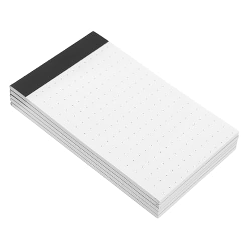Gadpiparty 5 Stück Notizbuch Hinweis Pads Klein Raster Karteikarten Nachfüllen Von Notizblöcken Feine Punktmarkierungen Lieferungen Kommentieren Notizkartenordner Notizblock Papier Weiß von Gadpiparty