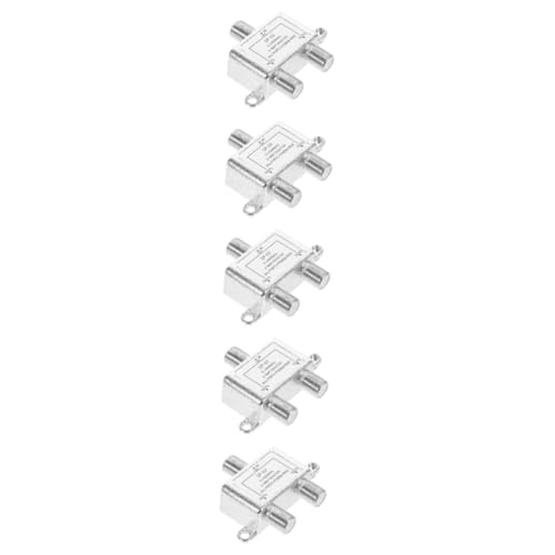 Gadpiparty 5 Stück Zwei Splitter Internetkabel Steckdose Splitter Stromverteiler Stecker Koaxial Antennenkabel Draht Netzkabel Koaxkabel Antennenverteiler Station Kabel Signal Silber Gadpiparty 5 Stück Zwei Splitter Internetkabel Steckdose Splitter Stromverteiler Stecker Koaxial Antennenkabel Draht Netzkabel Koaxkabel Antennenverteiler Station Kabel Signal Silber von Gadpiparty