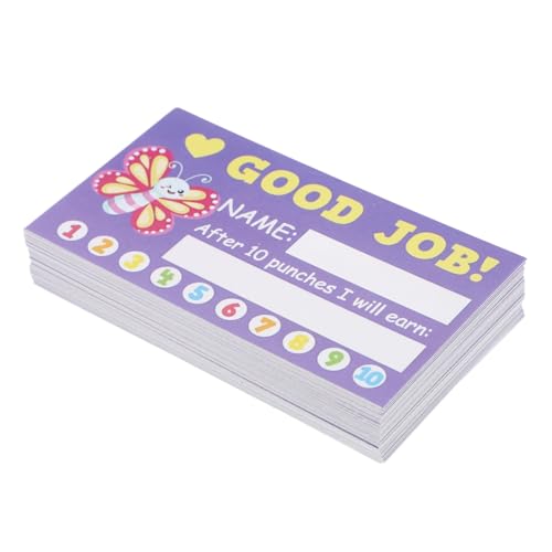 Gadpiparty 50 Blatt Belohnungskarte Verhaltensbelohnung Karte Für Positives Verhalten Belohnungssystem Für Belohnungen Für Positive Notizen Für Schüler Verhaltensmanagement von Gadpiparty