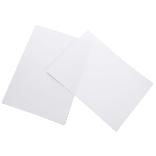 Gadpiparty 50 Blatt selbstklebendes Etikett bedruckbares Aufkleberpapier Mailing Druckerpapier Etikettenaufkleber bedruckbar Adressaufkleber für Umschläge Briefpapier selbstklebend Weiß von Gadpiparty