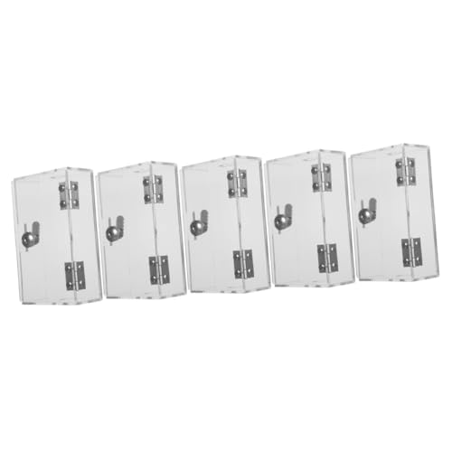 Gadpiparty 5Er-Packung Handy-Aufbewahrungsbox Zelle Gefängnis Slot kleines Schloss Fall Behälter für Telefonschlösser Handyschloss tragbares Telefonschloss Handy-Knast Acryl Gadpiparty 5Er-Packung Handy-Aufbewahrungsbox Zelle Gefängnis Slot kleines Schloss Fall Behälter für Telefonschlösser Handyschloss tragbares Telefonschloss Handy-Knast Acryl von Gadpiparty