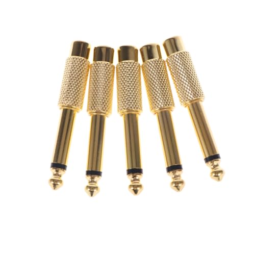 Gadpiparty 5Stücke Mono Audioadapter Vergoldeter Stereo Audio Adapter für Mikrofone Lautsprecher Korrosionsbeständig für Professionelle Audioverbindungen Gadpiparty 5Stücke Mono Audioadapter Vergoldeter Stereo Audio Adapter für Mikrofone Lautsprecher Korrosionsbeständig für Professionelle Audioverbindungen von Gadpiparty