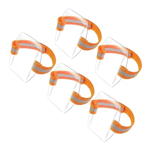Gadpiparty 5Stücke Verstellbare Armabzeichenhalter Transparentes Design Für Ausweise Für Sicherheits Und Arbeitspersonal Komfortable Trageweise Hausausweishalter von Gadpiparty
